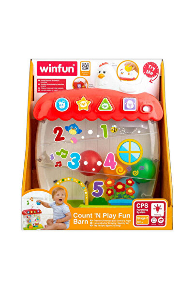 WINFUN Sortator de forme pentru jucării pentru bebeluși cu sunet