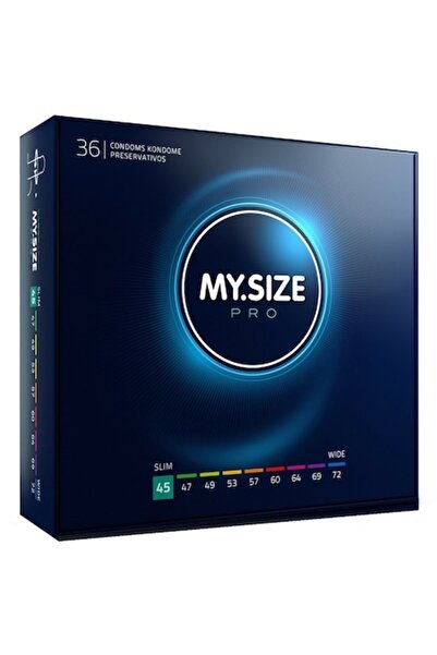 MY.SIZE Prezervative Premium My Size PRO, subțiri și rezistente, mărime 45 mm, 1 cutie x 36 bucăți