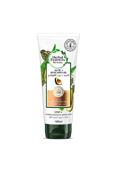 Herbal Essences Herbal Essences 3-in-1 Leave-In Cream with Aloe Vera & Avocado Oil for Curly Hair - 180 ml