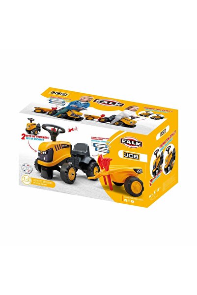 Falk Tractor JCB cu remorcă lopată și greblă