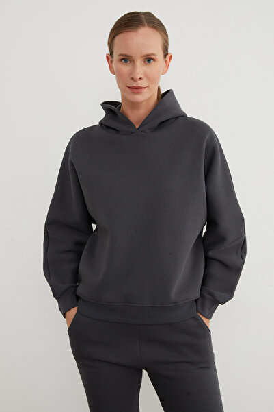 Fulla Moda Σετ αθλητικής φόρμας με κουκούλα 3 Thread Basic