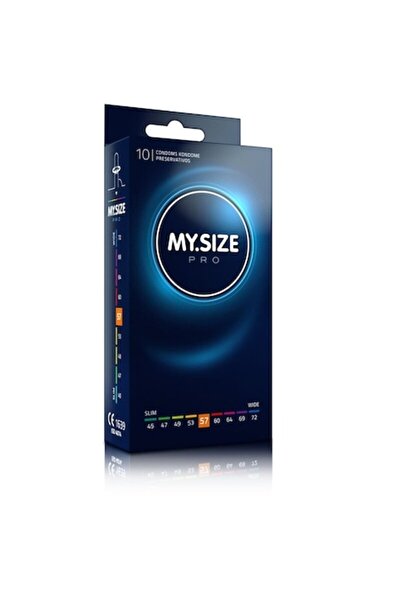 MY.SIZE Set 10 condoms, MY SIZE PRO 57 mm, ultra-sensitive, vegan