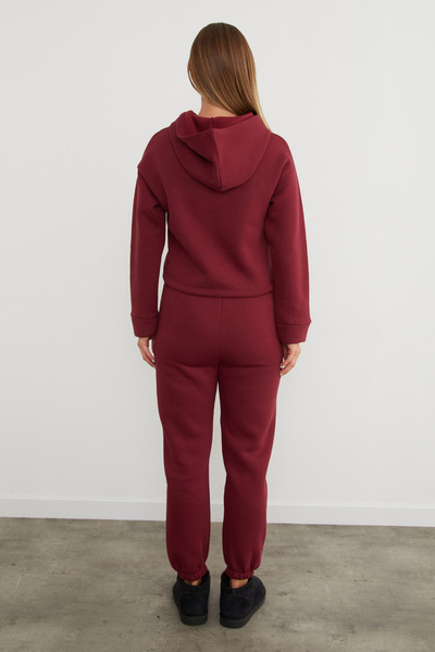 Fulla Moda 3 Thread California Embroidered Hooded Jogger Set