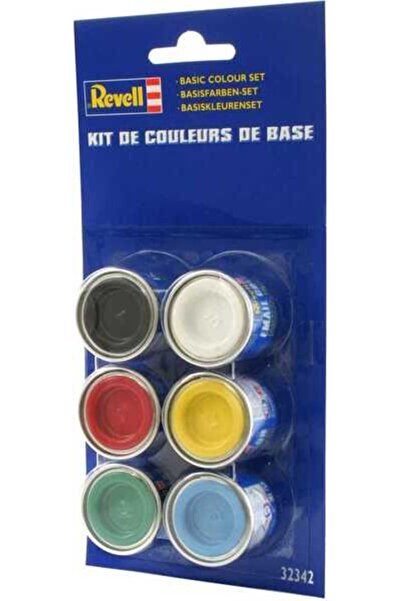 REVELL Enamel Color Set – Base (6 X 14 Ml) – Kit Type Rev 32342
