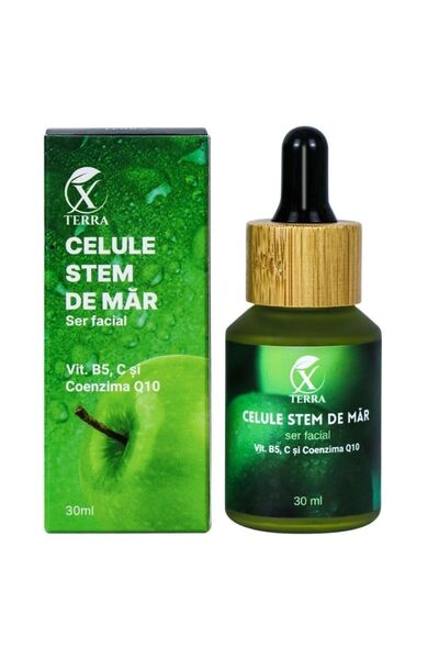 XTERRA Ser facial premium | Celule stem de măr + Matrixyl 3000 + Q10 + Acid Hialuronic | 30 ml | XTERRA®