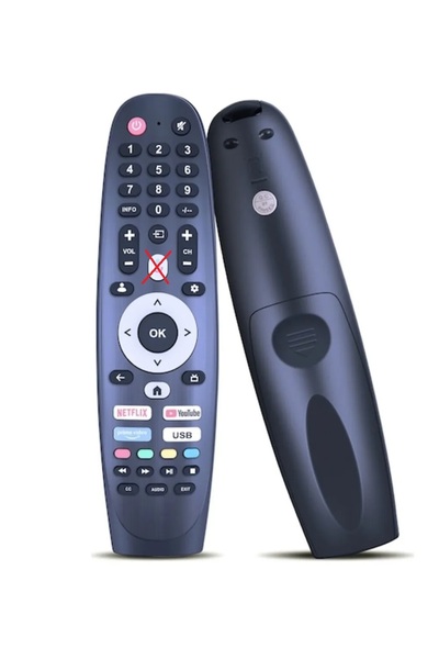 ATA ELEKTRONİK Orjinal 65SNF9000U Senna Google Tv Kumandası Ses Komutsuz Mikr...