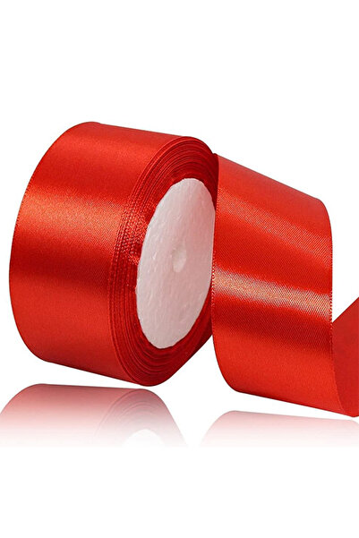 Share the Love شريط ساتان 40 مم - طول 25 ياردة - أحمر