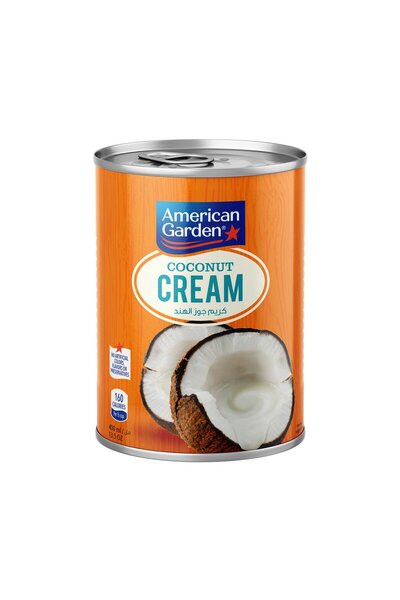 american garden Coconut Cream 400 gCoconut Cream for Cooking Baking and Desserts