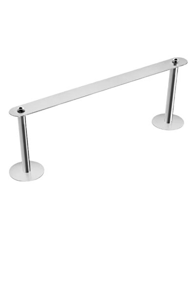 OEM Coat rack, 28 x 14.5 x 5 cm, stainless steel, silver