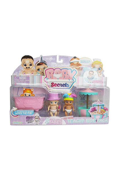 Baby Secrets Set de figurine surpriză și cești rotative (Seria 2)