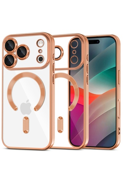 SKYDDAR INNOVATION Θήκη για iPhone 17 Pro, Πολυτελής Ασπίδα Magsafe, Αντικραδασμική Προστασία, Σετ Αυτοκόλλητων, Πορτοκαλί