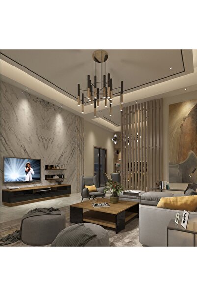 Decoraktiv Trendstyle 4s Mdf Tv Ünitesi ve Orta Sehpa 2'li Set