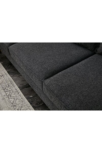 Rabi Berlin Serisi L Koltuk Antrasit Sol Gold