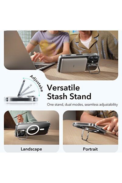 ESR Θήκη για iPhone 17, Κλασική υβριδική βάση HaloLock, Διαφανής