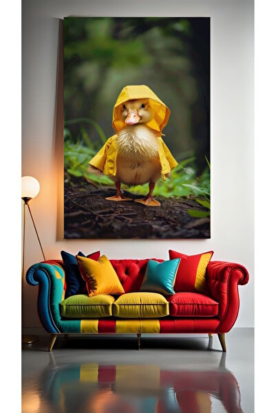 özkacar RAZBOINICUL CU PELERINA DE PLOAIE Pictură pe pânză pentru decorarea c...