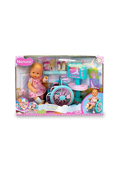 Nenuco Baby Doll with Wheelchair and Medical Accessories