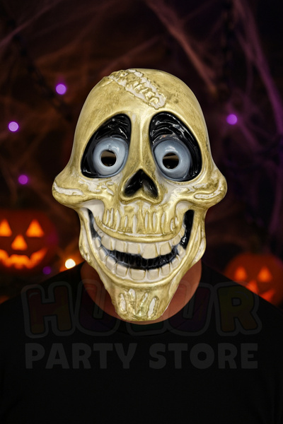 Huzur Party Store Kemik Surat Maske 30x22 Cm Plastik Cadılar Bayramı Hallowee...