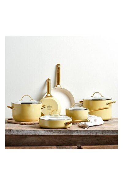 Greenpan Padova Reserve Sunshine Yellow 10 Parça Pişirme Seti