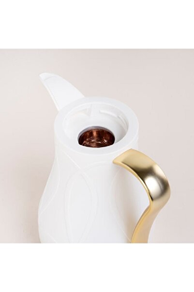 Dallaty White and gold plastic flask 1L 2 pcs