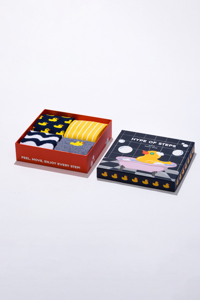 Hype of Steps Ducky Duck - 4'lü Çorap Kutusu