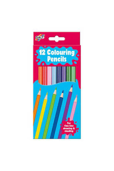 Galt Set 12 Colored Pencils, Galt, A 3307 E