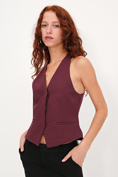 Addax Gizli Düğmeli Yelek Y7602