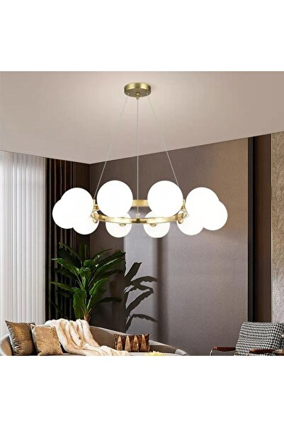 RFAN Pandantiv, Model 5750/10, Cu 10 Abajururi, Înălțime Reglabilă, 10 x E27,...