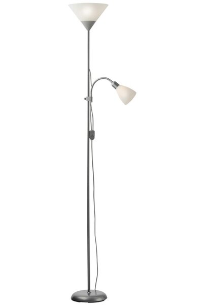 SMARTER Smarter floor lamp, metal structure, plastic lampshade, one E27 socket, 52W, one E14 socket, 28W, ...