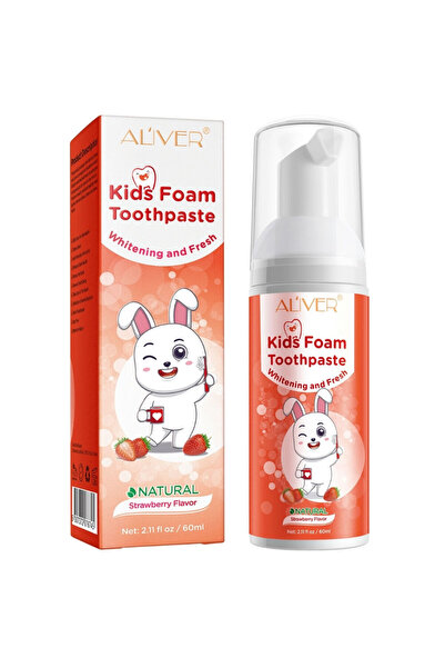 OEM Children's foaming toothpaste with strawberry flavor | 60 ml, ALIVER®