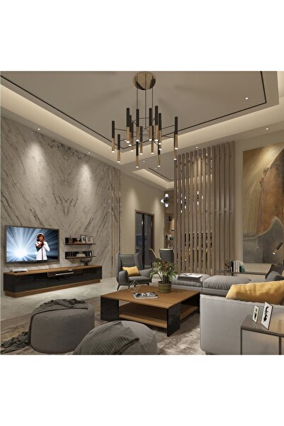 Decoraktiv Trendstyle 4s Mdf Tv Ünitesi ve Orta Sehpa 2'li Set