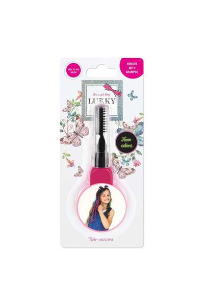 Lukky Rimel pentru păr pentru copii roz neon 11932