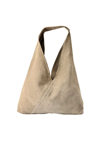 Hobby 26015S Genuine Suede Leather Women's Shoulder Bag