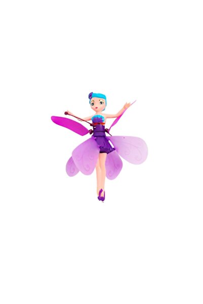 E-manor Flying Fairy Doll, 19 x 6.5 cm, Purple