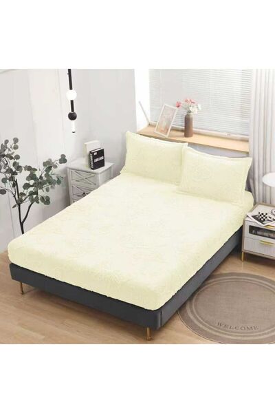 CHIRASO CHIRASO, COCOLINO Elastic Bed Cover, Butterfly Pattern 180x200+30cm and 2 Pillowcases 50x70cm