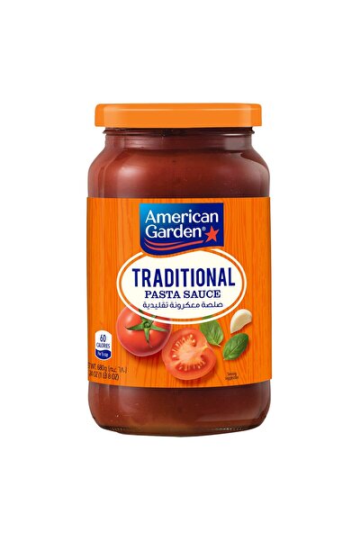 american garden Traditional Pasta Sauce 680 gTomato Sauce for Pasta Pizza and Italian Dishes