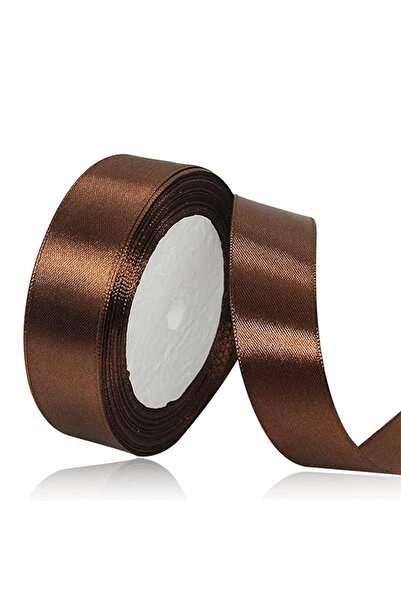 Share the Love شريط ساتان 24 مم - طول 25 ياردة - بني