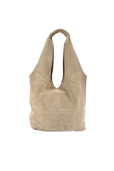 Hobby 26014 Genuine Suede Leather Women's Shoulder Bag