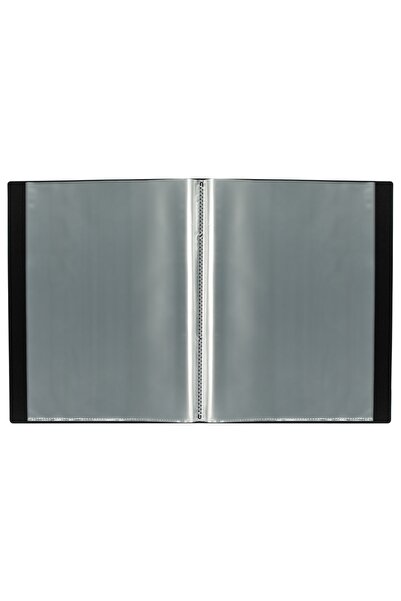 Bigpoint Presentation File with Pockets 20 Pack Black