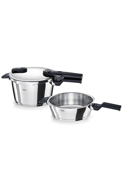 Fissler Vitaquick Glossy Düdüklü Tencere 4,5+2,5 Litre