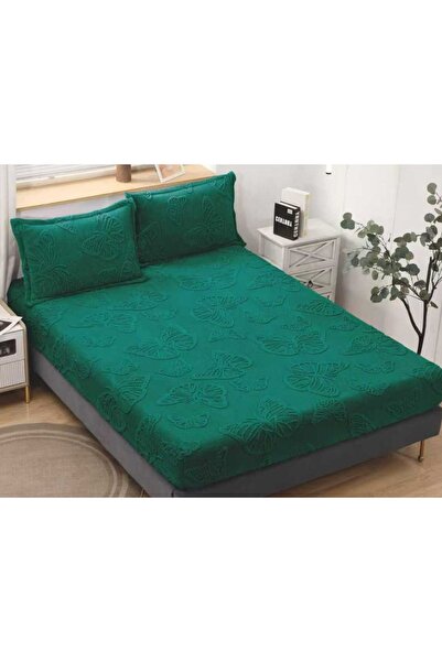 CHIRASO CHIRASO, COCOLINO Elastic Bed Cover, Butterfly Pattern 180x200+30cm and 2 Pillowcases 50x70cm