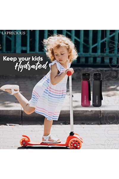 LA' PRECIOUS Water Bottle for Kids & Adults,500ML, 350ML -USA Tritan Material, Non-Toxic BPA Free,