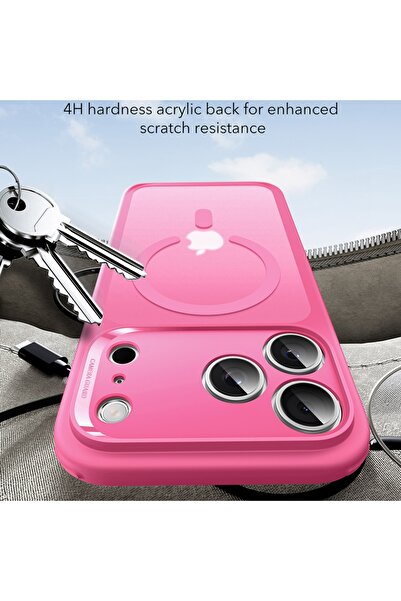 ESR Carcasă pentru iPhone 17 Pro Max, subțire, Classic Hybrid HaloLock, roz