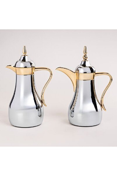 Dallaty 2 Pieces Steel Vacuum Flask Set