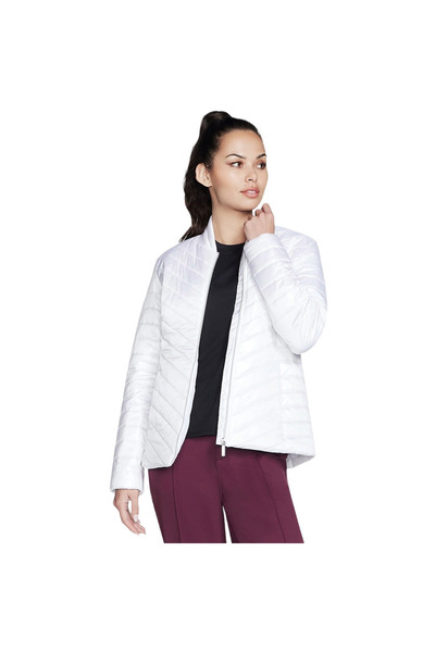 SKECHERS Dámska bunda Goshield Shine, biela