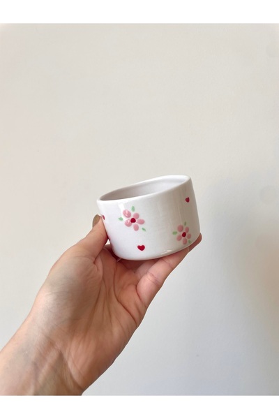 Nouis Handmade Flower Drawing Ceramic Mug
