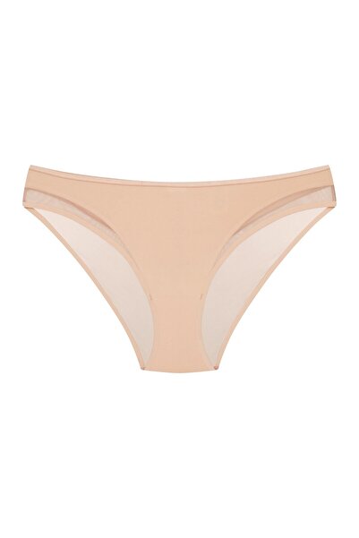 ESOTIQ Women's Panties High-Leg Brazilian Briefs with Mesh Details & Back Cut Out | Nuts