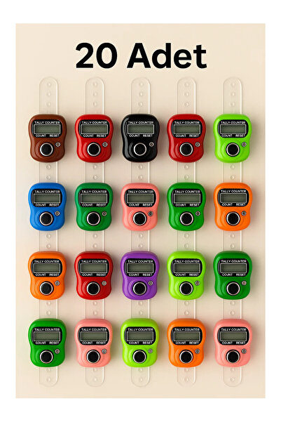 zikirmatik 20 bucăți de culori mixte - mărgele de rugăciune pentru zikir, măr...