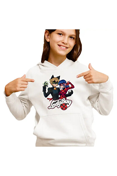 OEM Hanorac Copii Fete Desene Buburuza Motanul Noir Miraculos