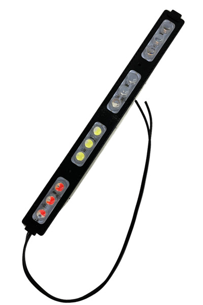 Hazar Led 12 Volt 12 Ledli 12 Watt 4 Renkli Kırmızı-Mavi-Amber-Beyaz Animasyonlu Çakar Modül Led (5 Adet)