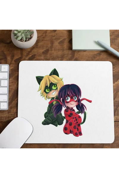 OEM Mousepad Miraculous Animation Ladybug Adrien Noir
